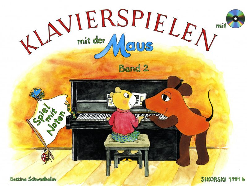 Klavierspielen mit der Maus Band 2. Spiel mit Noten.