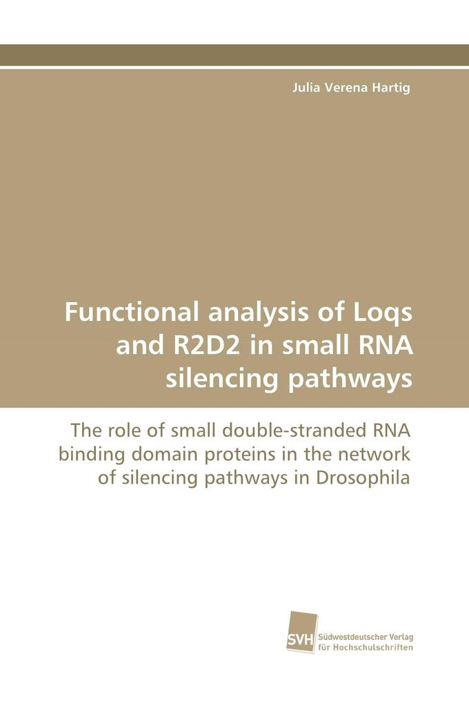 Functional analysis of Loqs and R2D2 in small RNA silencing pathways