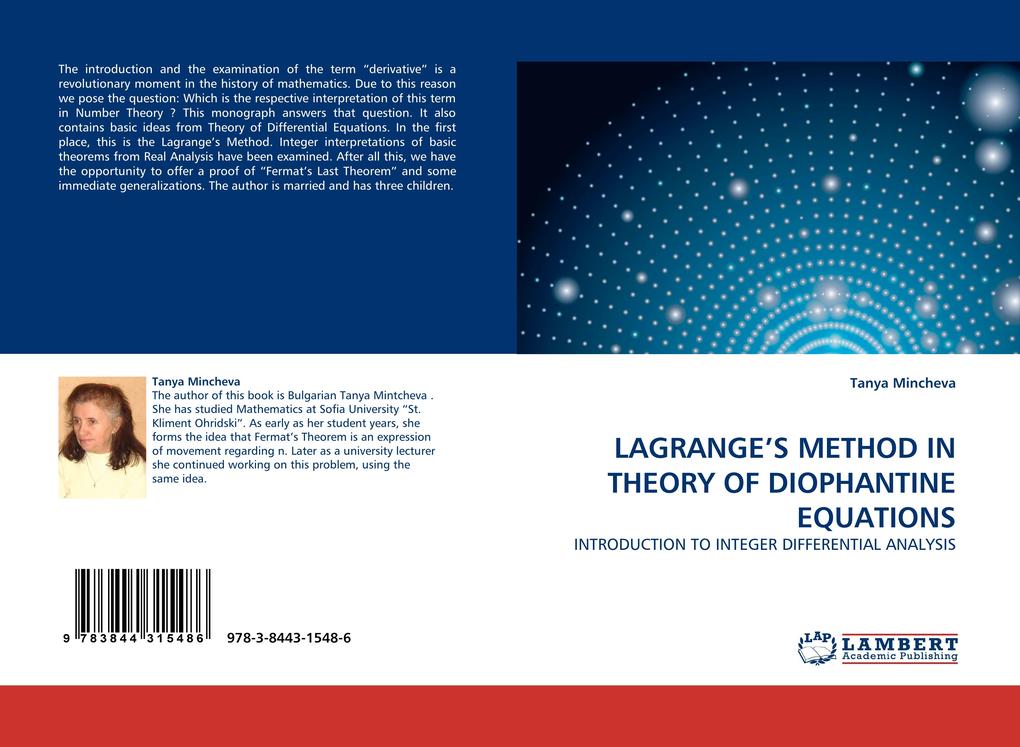 LAGRANGE‘‘S METHOD IN THEORY OF DIOPHANTINE EQUATIONS
