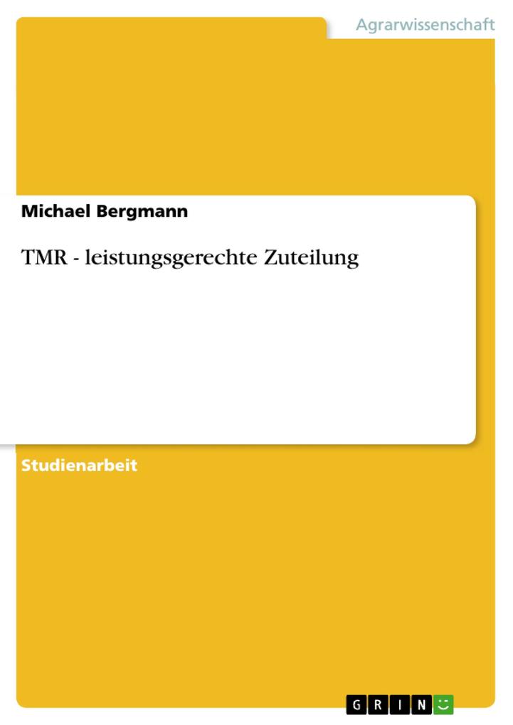TMR - leistungsgerechte Zuteilung - Michael Bergmann