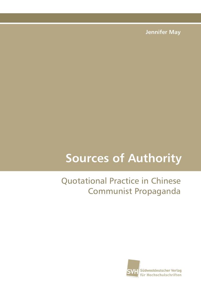 Sources of Authority