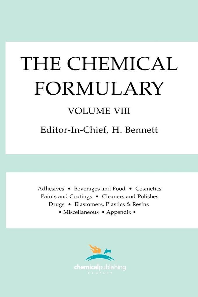The Chemical Formulary Volume 8