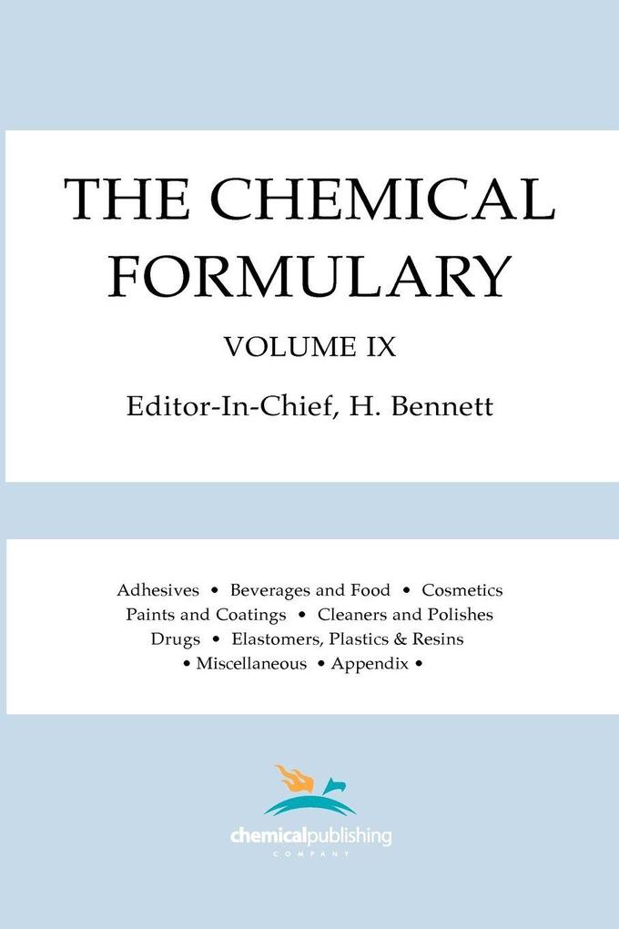 The Chemical Formulary Volume 9
