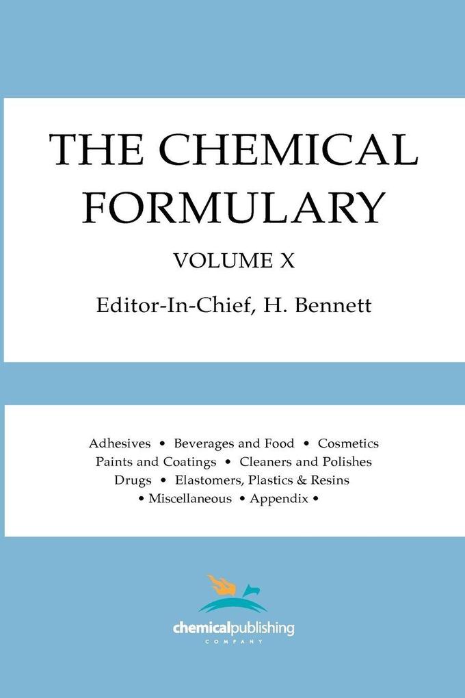The Chemical Formulary Volume 10
