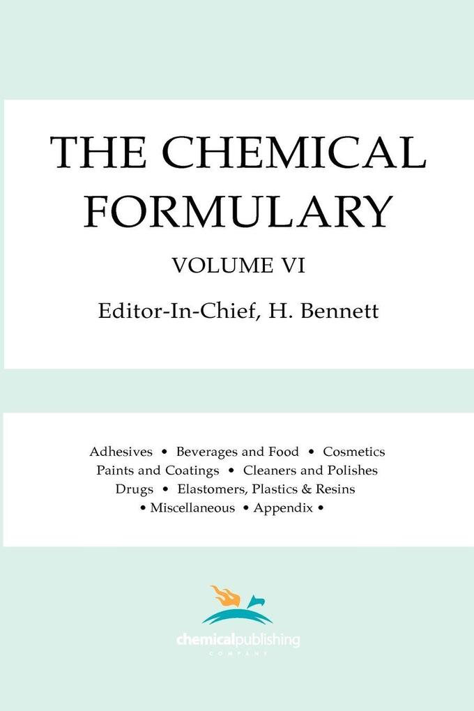The Chemical Formulary Volume 6