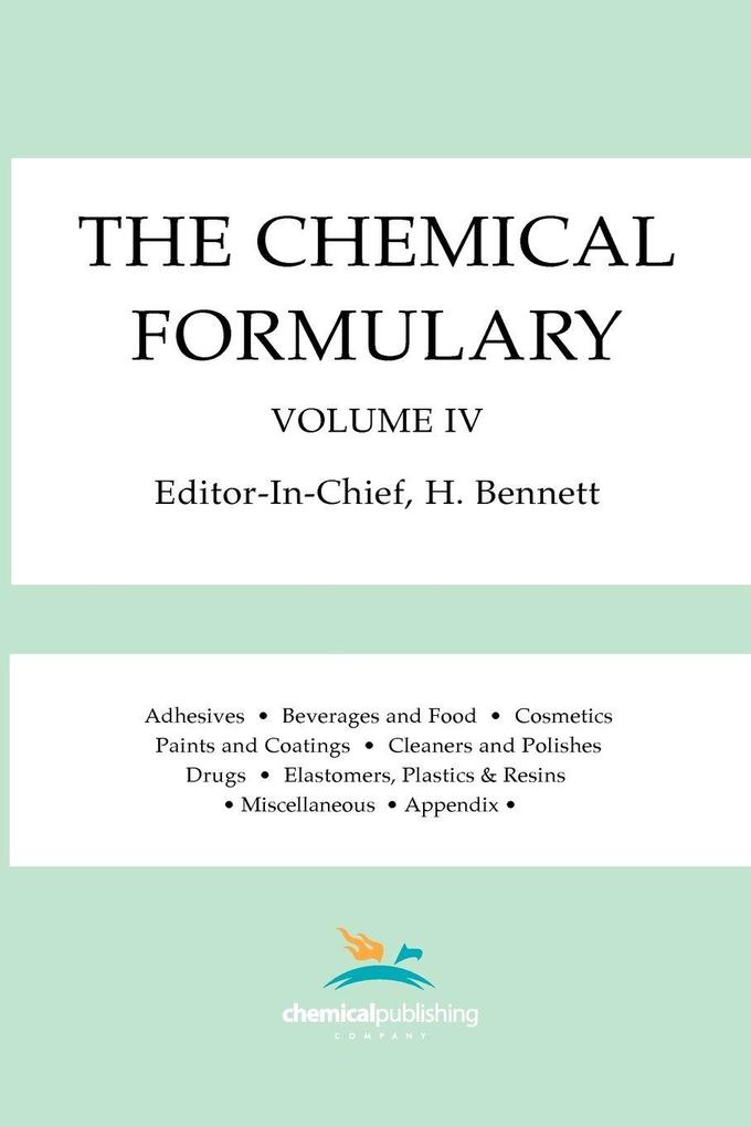 The Chemical Formulary Volume 4