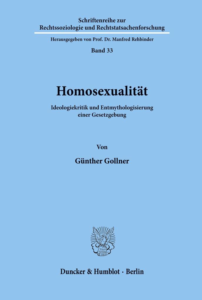 Homosexualität.