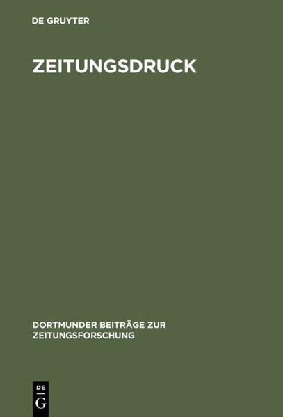 Zeitungsdruck - Martin Welke/ Boris Fuchs