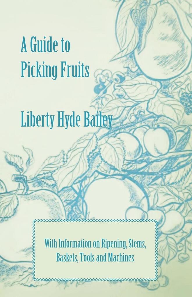 A Guide to Picking Fruits with Information on Ripening Stems Baskets Tools and Machines