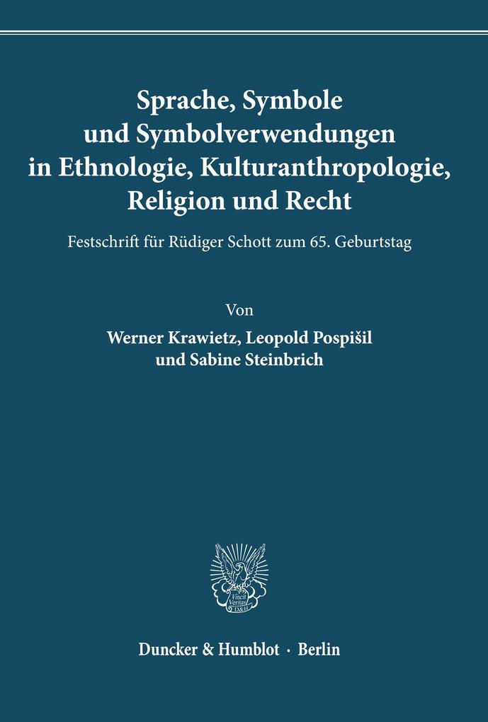 Sprache Symbole und Symbolverwendungen in Ethnologie Kulturanthropologie Religion und Recht.