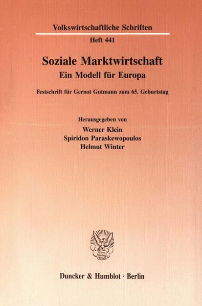 Soziale Marktwirtschaft.