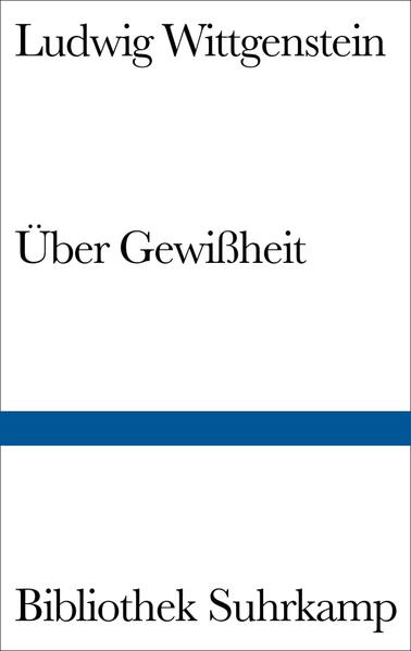 Suhrkamp Verlag Über Gewißheit