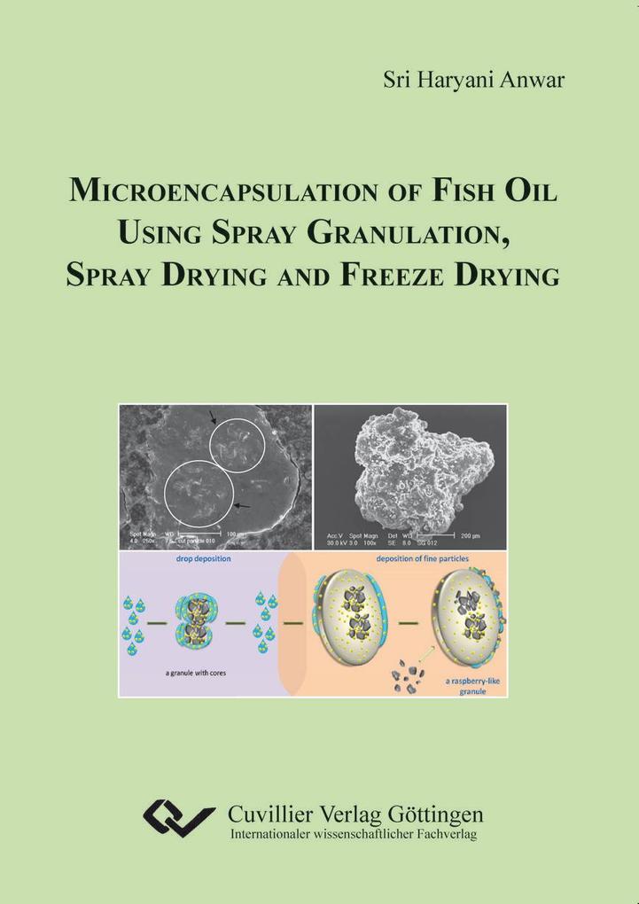 Microencapsulation of Fish Oil Using Spray Granulation Spray Drying and Freeze Drying