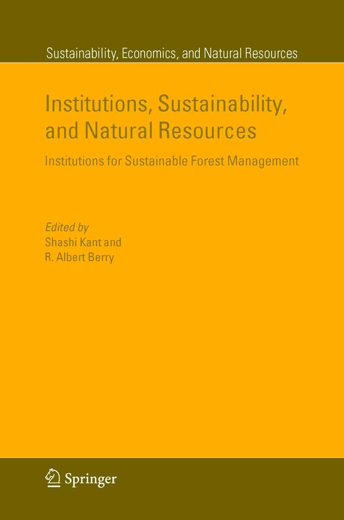 Institutions Sustainability and Natural Resources