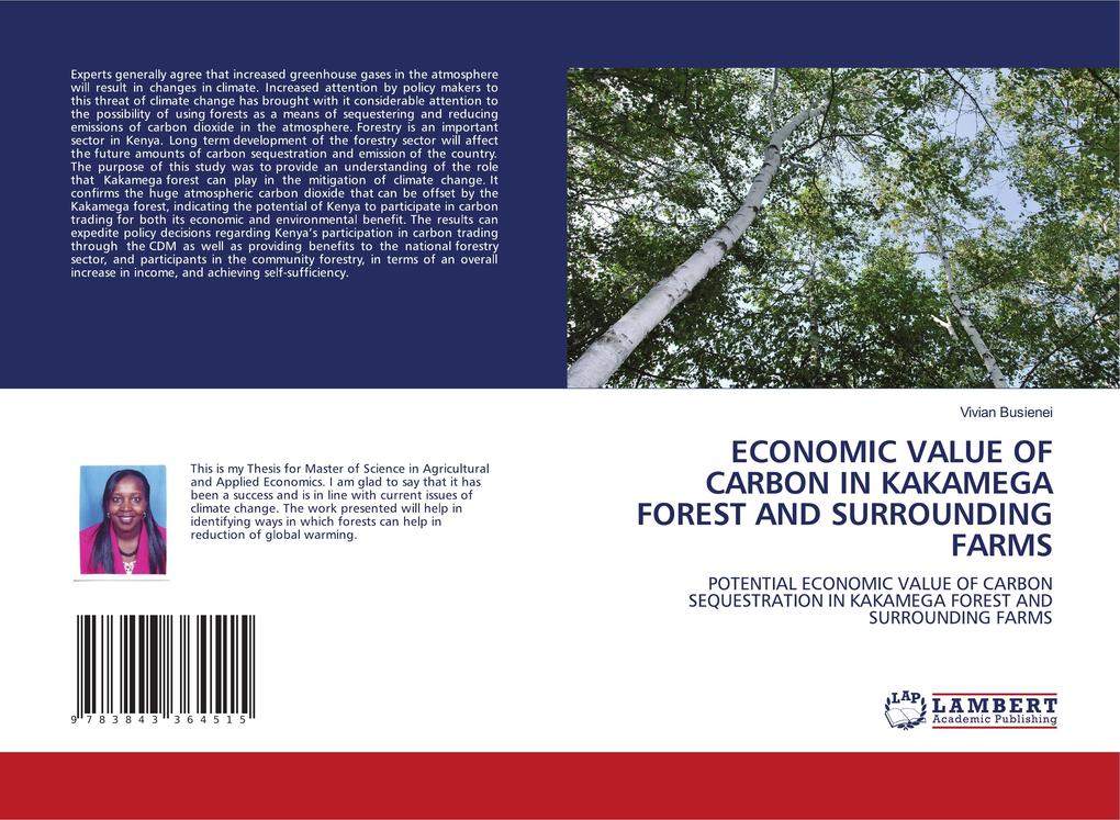 ECONOMIC VALUE OF CARBON IN KAKAMEGA FOREST AND SURROUNDING FARMS