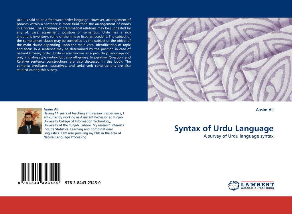 Syntax of Urdu Language