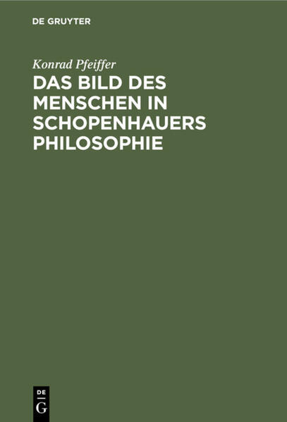 Das Bild des Menschen in Schopenhauers Philosophie
