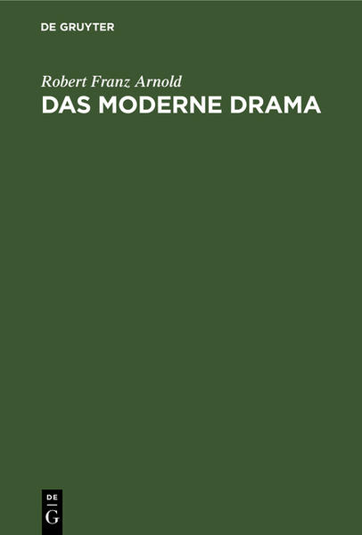 Das moderne Drama