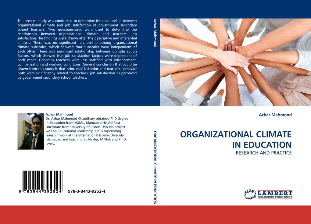 ORGANIZATIONAL CLIMATE IN EDUCATION