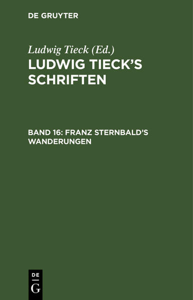 Franz Sternbalds Wanderungen - Ludwig Tieck
