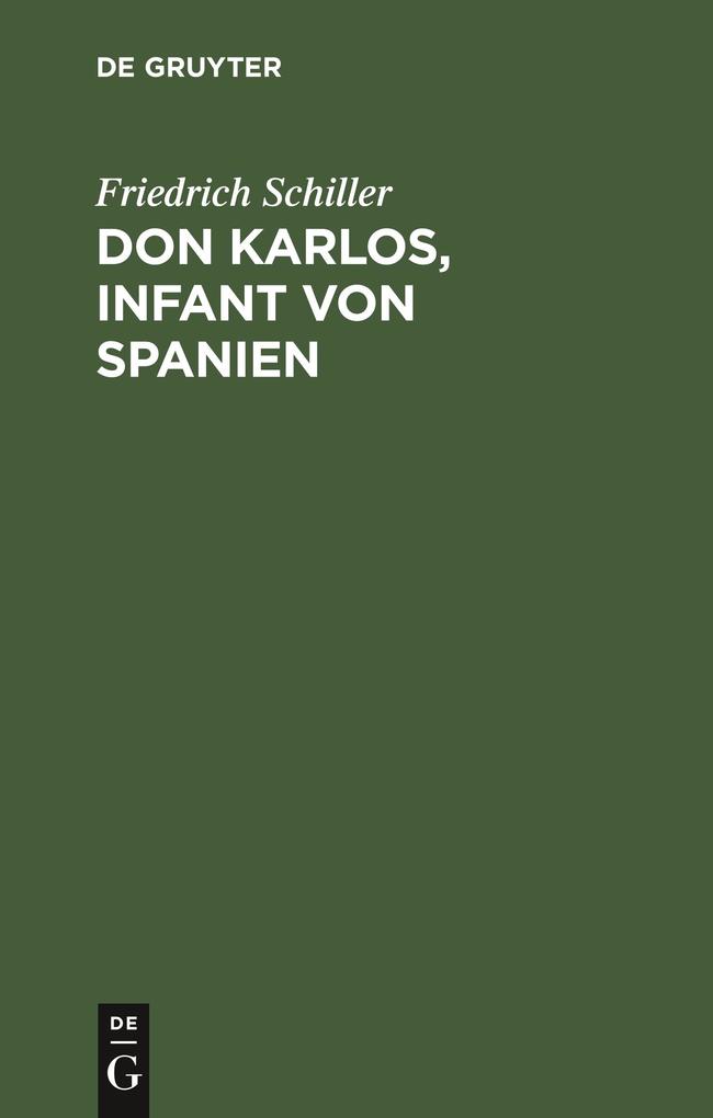 Don Karlos Infant von Spanien