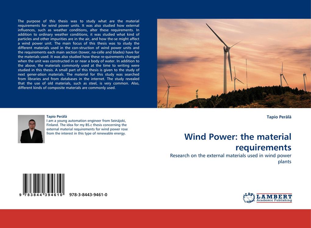 Wind Power: the material requirements