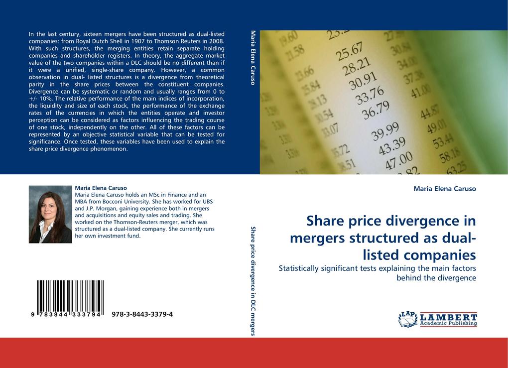 Share price divergence in mergers structured as dual-listed companies