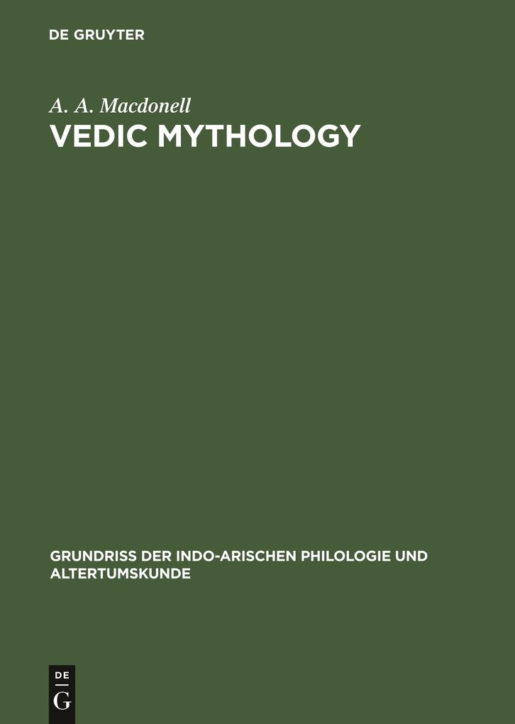 Vedic mythology - A. A. Macdonell
