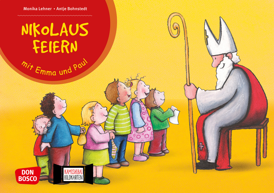 Nikolaus feiern mit Emma und Paul. Kamishibai Bildkartenset.