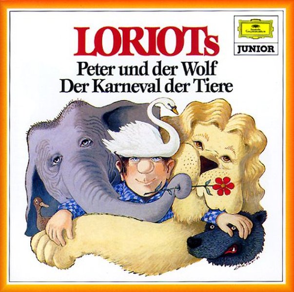 Loriots Peter und der Wolf / Der Karneval der Tiere. CD - Sergei Prokofjew/ Camille Saint-Saens/ Sergej Prokofjew/ Loriot