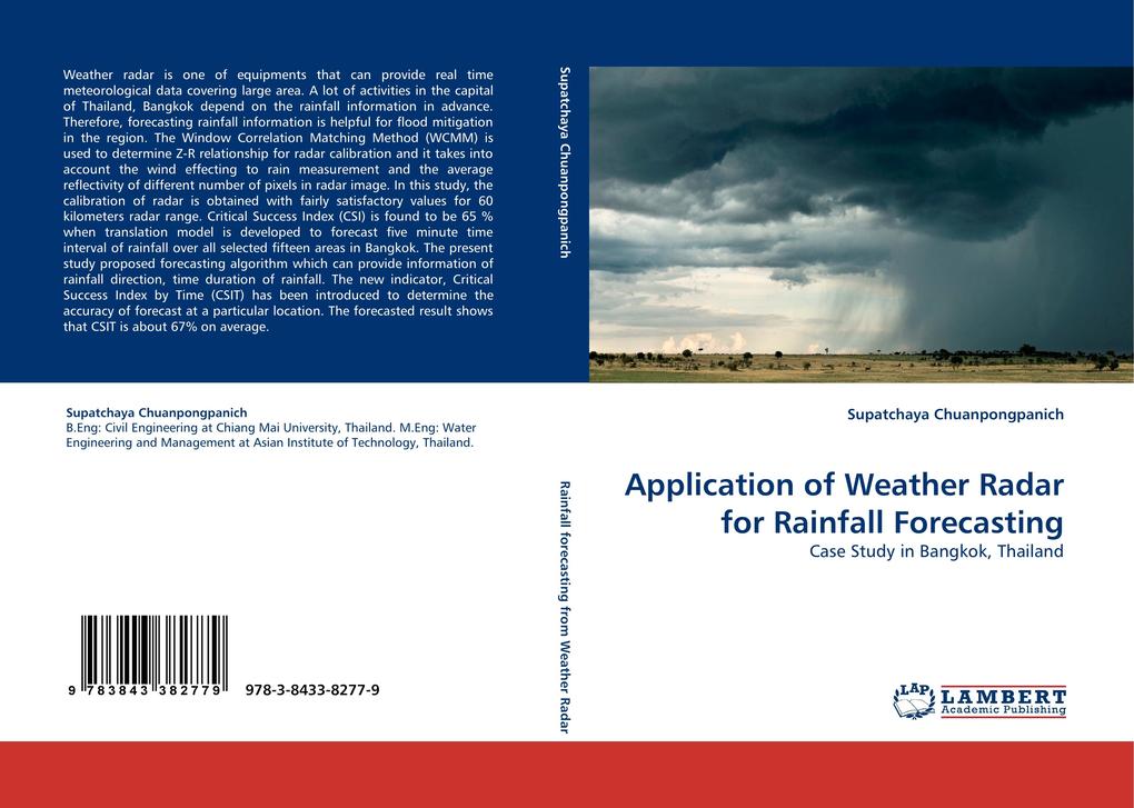 Application of Weather Radar for Rainfall Forecasting