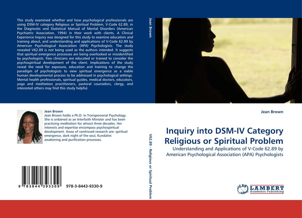 Inquiry into DSM-IV Category Religious or Spiritual Problem