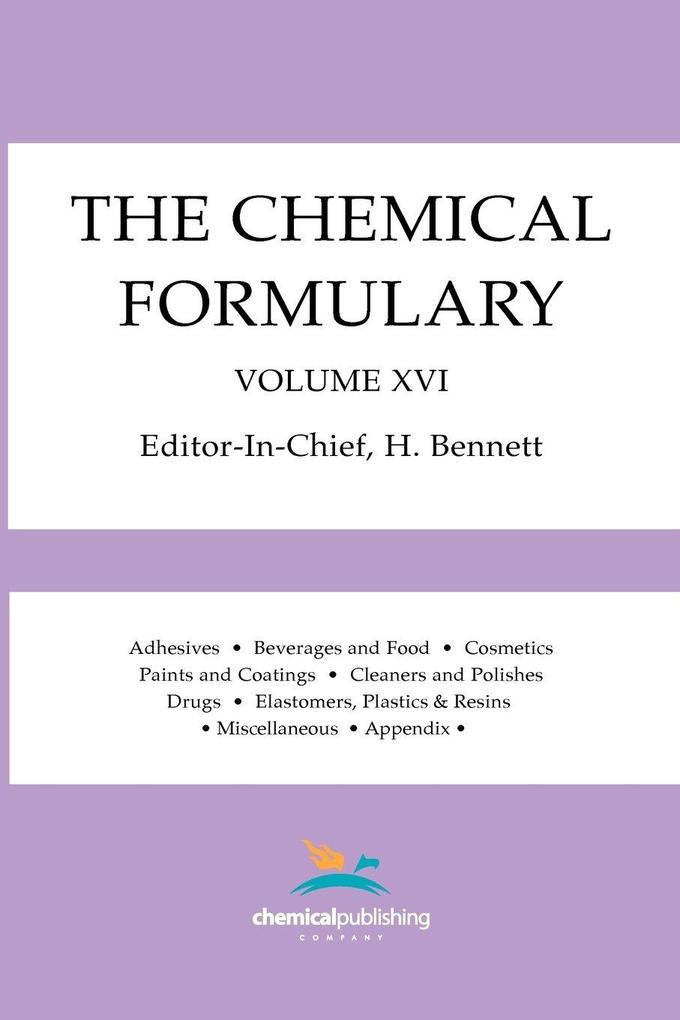 The Chemical Formulary Volume 16