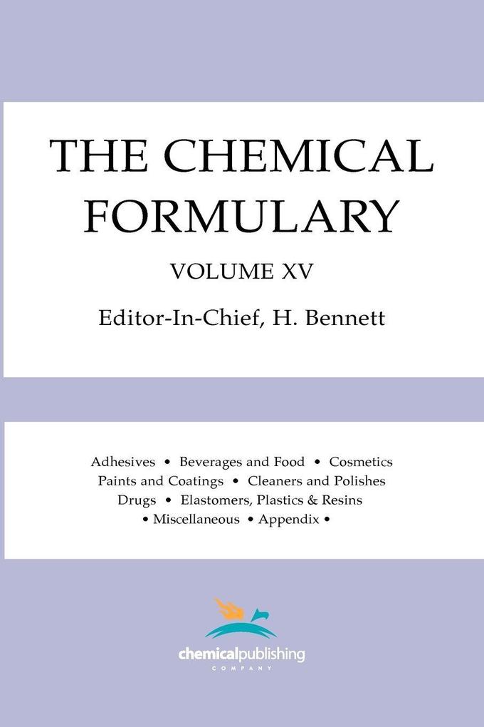The Chemical Formulary Volume 15