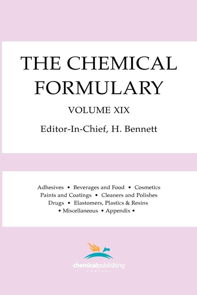 The Chemical Formulary Volume 19