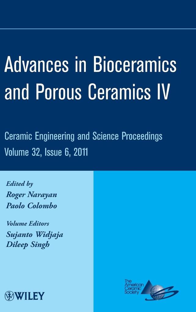 Advances in Bioceramics and Porous Ceramics IV Volume 32 Issue 6