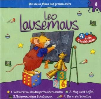 Image of CD Leo Lausemaus - Folge 8 - Will nicht im Kindergarten übernachten/Bekommt einen Schulranzen Hörbuch