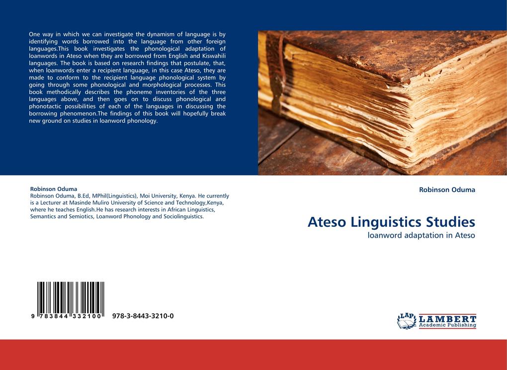 Ateso Linguistics Studies