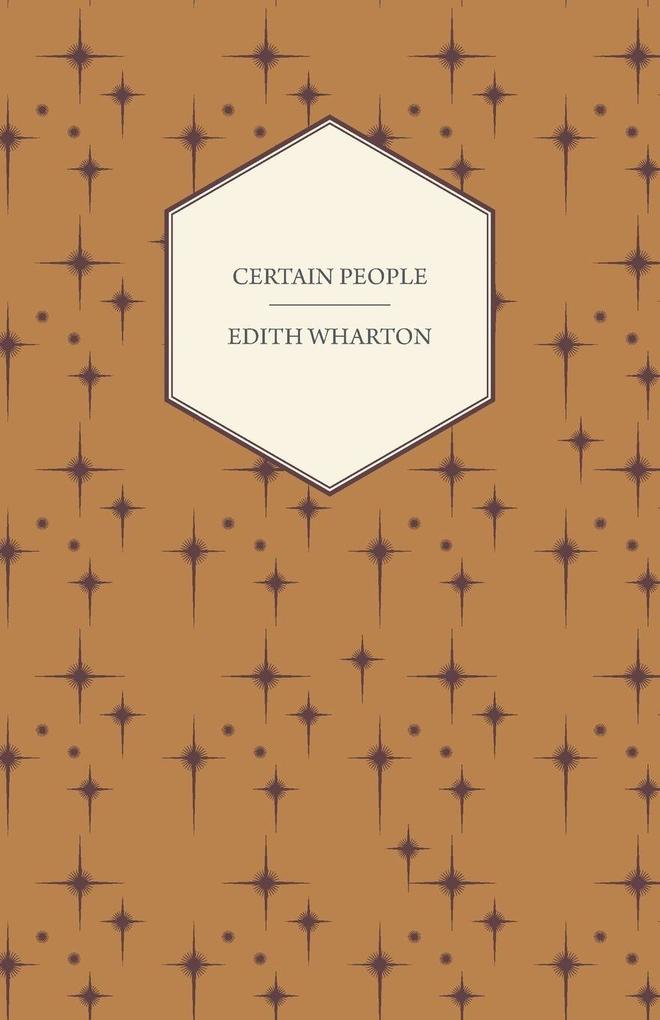 Certain People - Edith Wharton