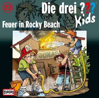 Image of Die drei ??? Kids 23. Feuer in Rocky Beach (drei Fragezeichen) CD