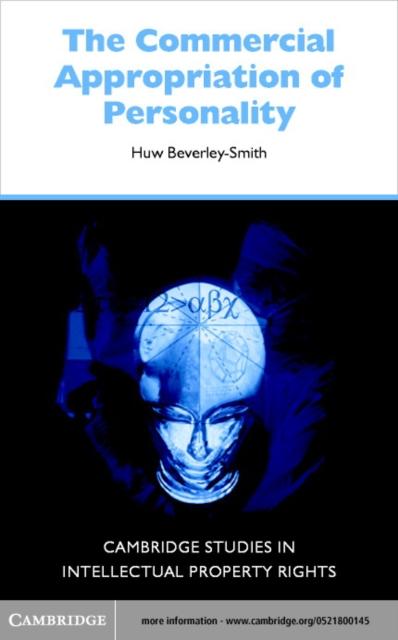Commercial Appropriation of Personality als eBook Download von Huw Beverley-Smith - Huw Beverley-Smith