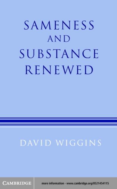 Sameness and Substance Renewed - David Wiggins
