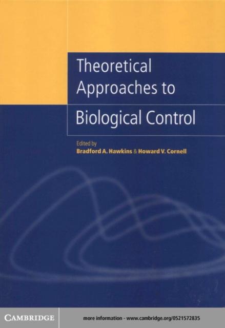 Theoretical Approaches to Biological Control als eBook Download von