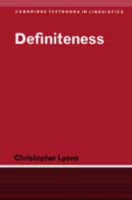 Definiteness - Christopher Lyons