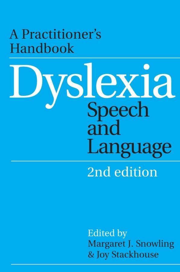 Dyslexia Speech and Language
