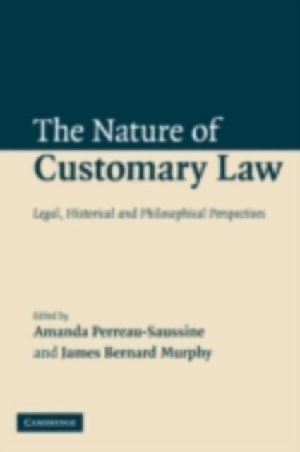 Nature of Customary Law als eBook Download von