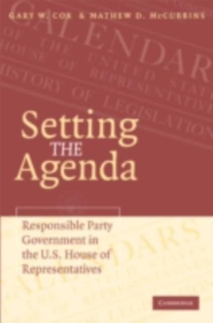 Setting the Agenda