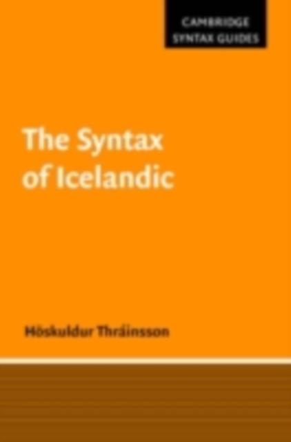 Syntax of Icelandic
