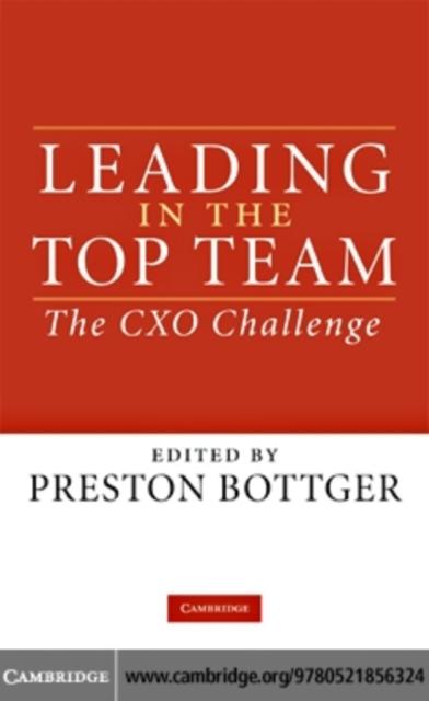 Leading in the Top Team als eBook Download von