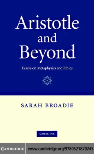 Aristotle and Beyond